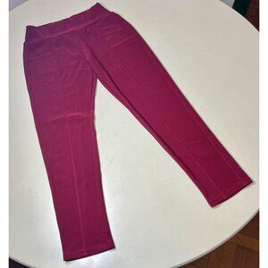 Vibrant Red Leggings For Bold Style Size M/L